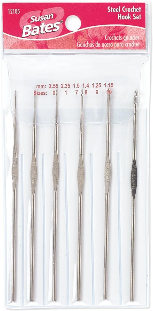 Steel Crochet Hook Set