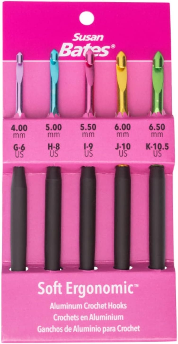 Silvalume Soft Ergonomic Crochet Hook Set